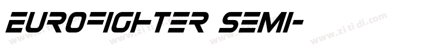 Eurofighter Semi字体转换